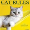 Cat Rules 2026 12 X 12 Wall Calendar
