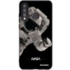 Picasee silikónový čierny obal pre Huawei P30 Lite - Astronaut Big
