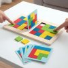 Drevená hra tangram pre dvoch