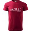 Evolution Football - Klasické pánske tričko vyššej gramáže - L ( Marlboro červená )