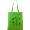 Súhvezdie - Leo - Lev - Taška bavlnená - 42 x 38 cm ( Apple Green )