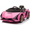 Lamborghini Sian dětské elektrické auto růžová