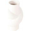 Boltze Dekoratívna váza z kameniny Heya, biela, pr. 13,4 x 20,3 cm