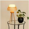 Brilagi | Brilagi - Stolná lampa CEDAR LUNETA 1xE27/15W/230V ratan/hnedá/krémová | BG1138