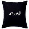 Tatry v mojom srdci - Vankúš 50x50 - 50x50 - Vrátane výplne ( Čierna )