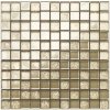 Sklenená mozaika Szklane Mozaiki 30x30 cm lesklá, odtiene hnedej a béžovej