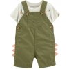 Carter’s Set 2dielny tričko kr. rukáv kraťasy na traky Green Dino chlapec