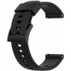 Silikónový remienok Ricardo 24mm (pro Garmin Venu X1), čierny, Quick Release