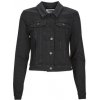 Noisy May Džínsové bundy NMDEBRA L/S BLACK DENIM JACKET NOOS Čierna
