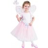 Detský kostým tutu sukne ružová víla so svietiacimi krídlami e-obal