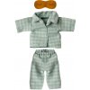 Maileg Pyžamový set pre myšky Maileg Dad Mint / Sand