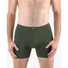 EcoBamboo Bambusové boxerky s dlhšou nohavičkou 74159P - Fľaškovozelená L/XL