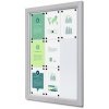 Jansen Display Venkovní uzamykatelná vitrína Slim 9 x A4, 750 x 1012 mm