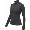Dámske tričko dl.rukáv roll neck SENSOR MERINO BOLD anthracite gray L