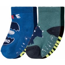 lupilu Chlapčenské ponožky svietiace v tme 2 páry zelená/modrá
