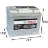 BOSCH S5 63Ah autobatéria 12V, 610A , 0 092 S50 050 BOSCH BOSCH0 092 S50 050