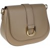 NovaKabelka.sk Debora Cappuccino kožená talianska crossbody kabelka béžová