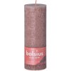Bolsius Rustic Shine Valec 68x190mm Rustic Taupe, hnedá sviečka