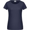 James & Nicholson Tričko JN 8007 z bio bavlny, krátký rukáv, dámské COT02800700303-navy L Navy