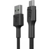 Green Cell KABGC23 USB kábel USB 2.0 0,3 m USB A Micro-USB B Čierna