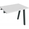 Hobis Pracovný stôl UNI A, k pozdĺ. reťazeniu, 80x75,5x60 cm, biela/čierna