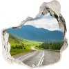 Diera 3D fototapety nálepka Cesty v horách 75x75 cm