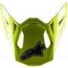 ALPINESTARS šilt pre prilby SUPERTECH S-M8 FACTORY, ALPINESTARS (černá/žlutá fluo/modrá lesklá)