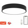 LED světlo IMMAX Neo Rondate Slim Smart stropní svítidlo 80 × 7 cm, 65 W, černé, Zigbee 3.0 (07203L)