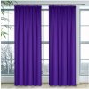 Mondo Italia Hotový záves na riasiacej páske Heaven fialový Fialová 140x160 cm