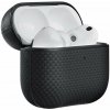 Pitaka puzdro Aramid Fiber Case pre Airpods Pro 3 - Black/Grey APM2501