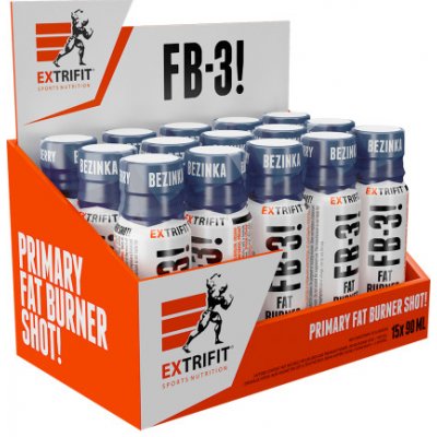 Extrifit FB-3! Fat Burner Shot 90 ml Kiwi 90 ml