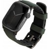 UNIQ Linus Airsoft Silikónový remienok na Apple Watch 42/44/45/Ultra 49 mm zelený UNIQ-45MM-LINUSGRN