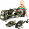 TIR ODŤAHOVKA TANK A VOJENSKÁ HELIKOPTÉRA VOJENSKÁ SADA ZVUKY NÁKLADNÉ AUTO