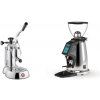La Pavoni Stradivari Lusso + Rocket Espresso SPLUGA, chrome