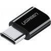 Ugreen adaptér Micro USB / USB-C čierny 30391