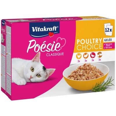 VITAKRAFT Poésie Sauce kura morka kačka hydina 12 x 85 g