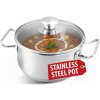 Kastról MagicHome Chloe, hrniec, 16 cm, 1,5 lit., so sklenenou pokrievkou, nerez