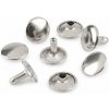 Duté nity Ø12 mm obojstranné - farba nikel (100 párov)