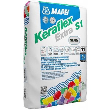 MAPEI Keraflex Extra S1 flexibilné lepidlo 25 kg Bielé od 22,91 € -  Heureka.sk
