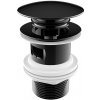 Jika Mio Style Click-clack umývadlová zásuvka 5/4, čierna matná H3702F97161031