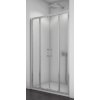 SanSwiss TOPS4 1600 01 22 Sprchové dveře dvoudílné 160 cm, matný elox/durlux