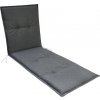 Poduška na záhradné ležadlo 190 x 60 x 6 cm Sun Garden NAXOS LIEGE 50318-701 antracitová
