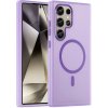 Kryt na Samsung Galaxy S24 Ultra gumový Magnetic (podpora MagSafe) fialový