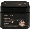 MARY & MAY - Premium Idebenone Blackberry Complex Essence Mask 250ml - Omladzujúce plátené masky s černicami a idebenónom (20ks)