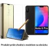 Otváracie Púzdro Luxria Clear View pre Xiaomi - Zlaté Pre Xiaomi: Redmi Note 6 Pro