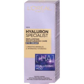 L'Oréal Hyaluron Specialist hydratačný očný krém 15 ml