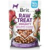 Brit RAW TREAT Immunity Lyofilizovaná pochúťka a topper jahňacie a kuracie mäso 40 g