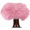 Podsedák z ovčej kože ružový