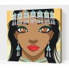 Vymalujsisam.sk Maľovanie podľa čísiel - Krásna Indiánka Veľkosť: 50x50cm, Rám: Na kartónovej doske