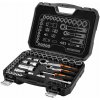 NEO 10-019 sada nástrčných kľúčov 1/4'' 3/8'' 46 dielna